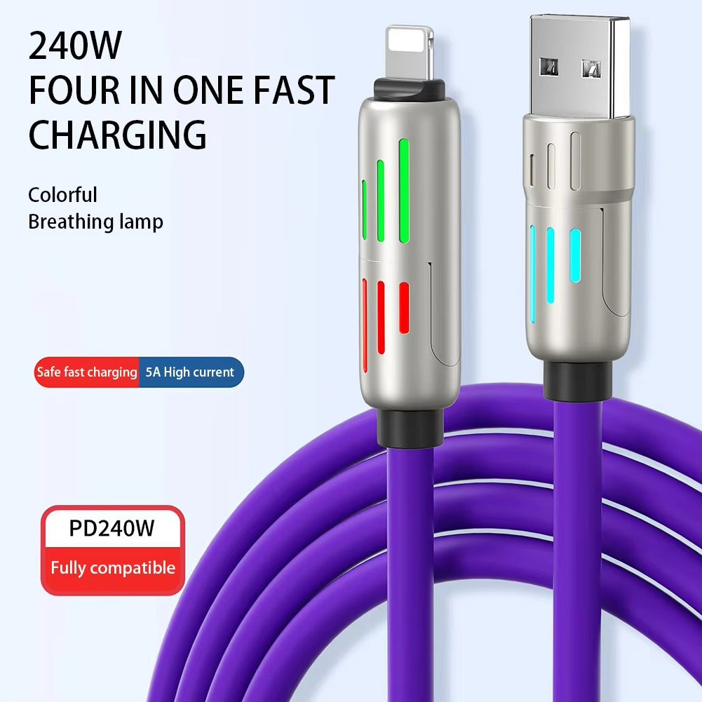 240W 4-in-1 Super Fast Charging Cable