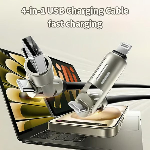 240W 4-in-1 Super Fast Charging Cable