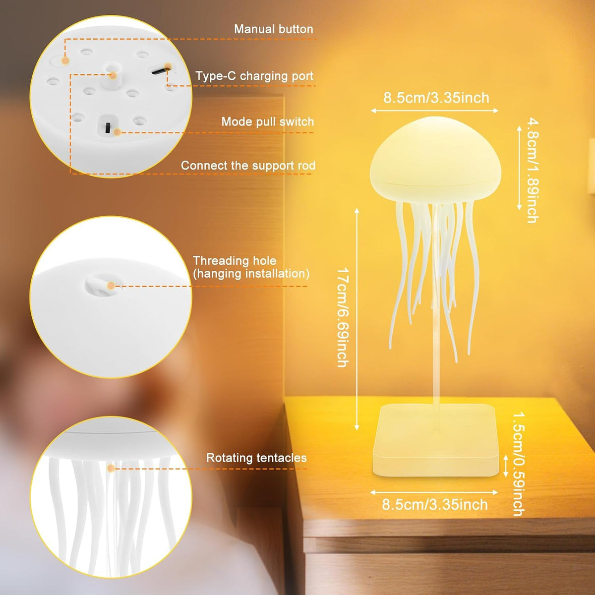 Aurora - Jellyfish Lamp