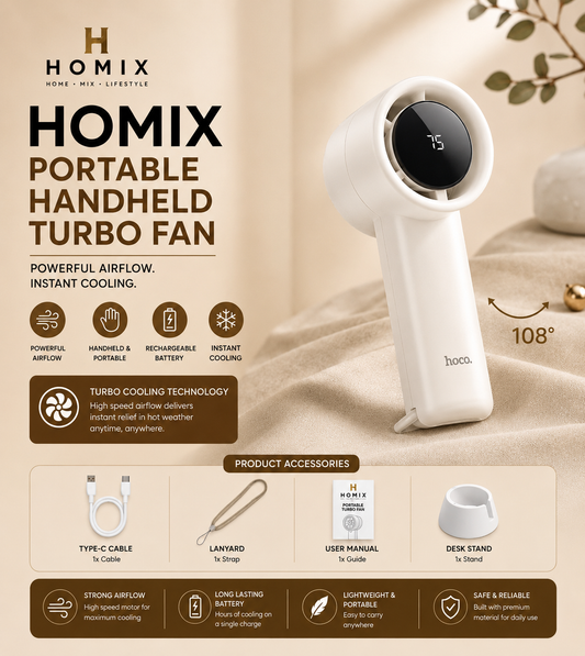 Hoco - Portable Handheld Fan
