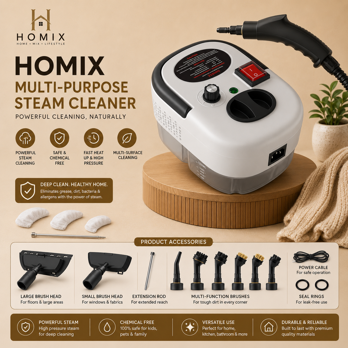 Portable Steam Cleaner