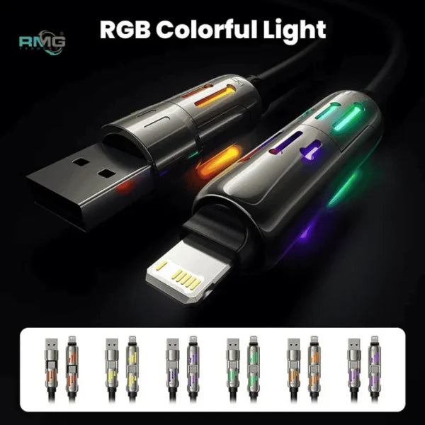 240W 4-in-1 Super Fast Charging Cable
